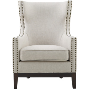 Roswell Linen Accent Chair W/