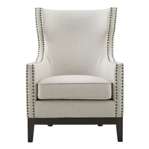 Roswell Linen Accent Chair W/