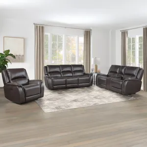 Alexandria Power Recliner Chocolate