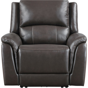 Alexandria Power Recliner Chocolate