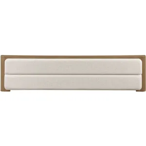 Theo Brown Queen Upholstered Footboard with Slats