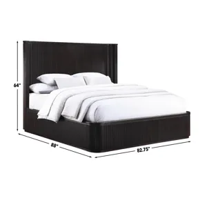 Henry Bed, Espresso Finish - King