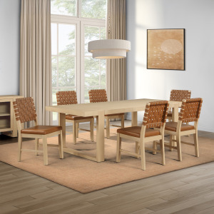 Reid 7pk Dining Table Set W Side Chairs