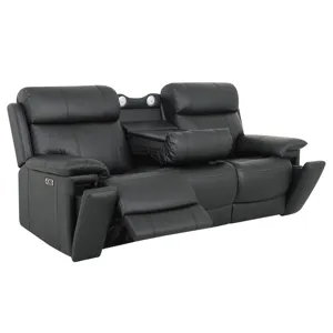 Zenith Black Power Sofa