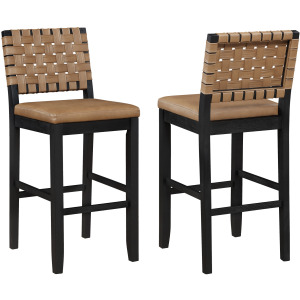 Reid Black Bar Chair