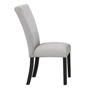 Artemis Gray Chenille Side Chair