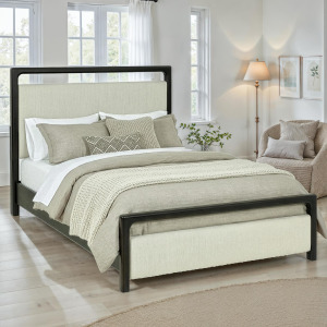 Sigmund Bed(Headboard And Footboard+ Rail) - Queen
