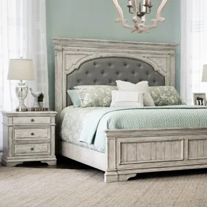 HighlandPark Highland Park White King Bed