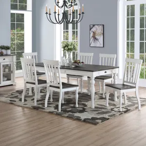 Joanna Two Tone 6-Piece Dining Set