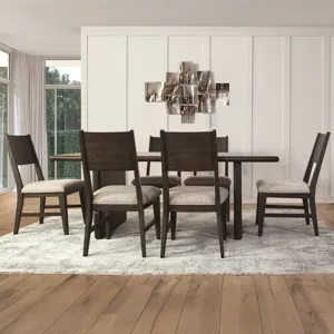 Norvell 7pcs Dining Set(T And 6s)