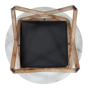 Wyman Banswara White Marble Top Cocktail