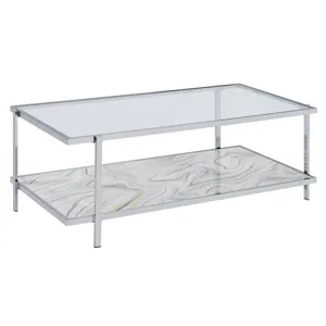 Mika Faux-Stone Coffee Table