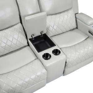 Luna Ice Power Console Loveseat