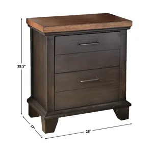 Bear Creek 3-Piece Bed With 2 Nightstand - Queen