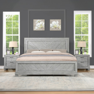 Montana 3 pc Set(2 Ns And Bed) - Queen