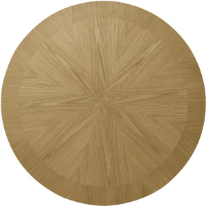 Rylie Round Counter Table Top W/4 Drawers, Natural Finish