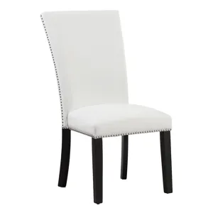 Artemis White Pu Dining Chair