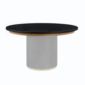 Magnolia 52-Inch Round Table Top, Black