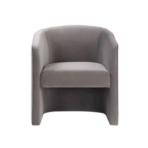 Iris Upholstered Dining/Accent Chair, Fog