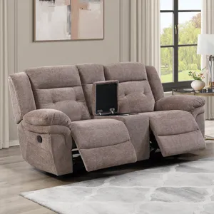 Sydney Brown Manual Recliner Console Lov