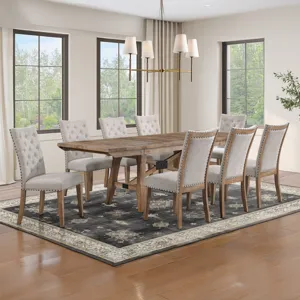 Riverdale Trestle Table With 8 Rv700s Chairs