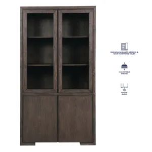 Evan Glass-Doored Curio