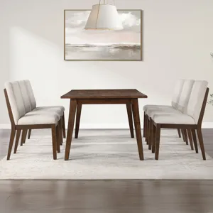 Canton 5-Piece 72″ Side Chair Dining Set