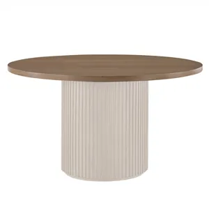 Colvin 52\" Round Dining Table Top, Brown