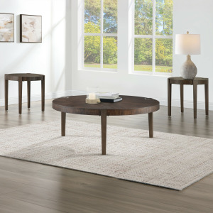 Gracie Brown 3-Piece Table Set