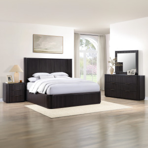 Henry 4-Piece Bedroom, Espresso Finish - Queen