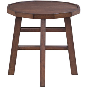 Paisley Side Table, Brown