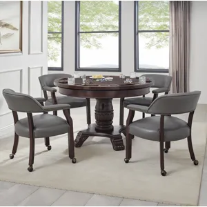 Tournament Gray 5-Piece Dining Set
