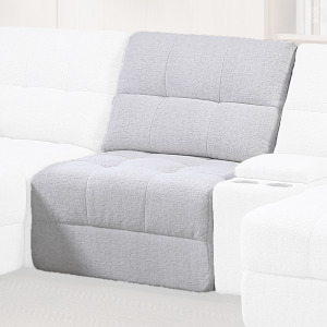 Snyder White Armless Chair