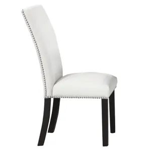 Artemis White Pu Dining Chair