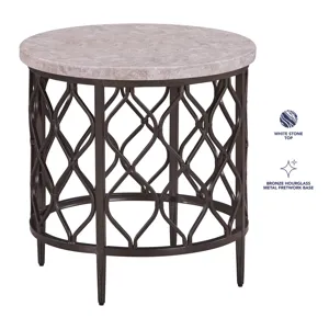 Roland Marble Top End Table