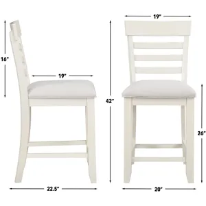 Hyland Brown Counter Stool, Set of 2