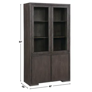 Evan Glass-Doored Curio