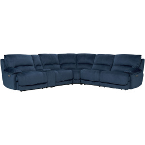 Olsen Indigo 6-Piece Power Reclining Sectional