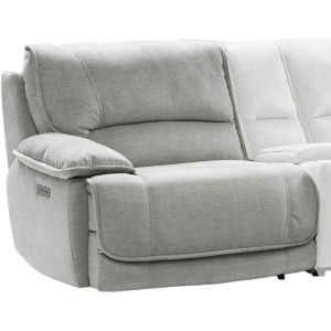 Olsen Silver LAF Dual Power Zg Recliner