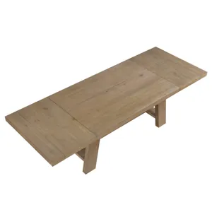 Orinda 72-108 Inch Dining Table With 2-18 Inch Leaves