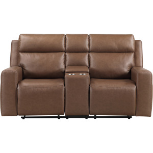 Barron Manual Reclining Console Loveseat