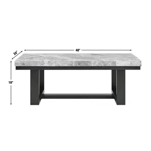 Lucca(Artemis Gray Marble Top Cocktail