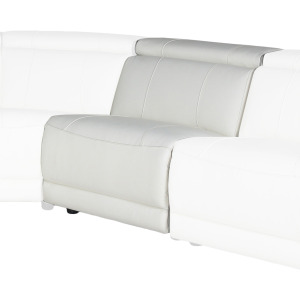Lorenzo White Armless Chair