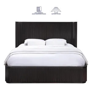 Henry Bed, Espresso Finish - King