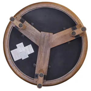 Sidney Brown Marble Top Cocktail Table