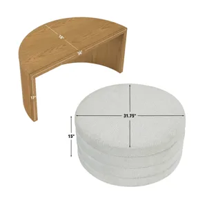 Florence Brown Nesting Cocktail Table