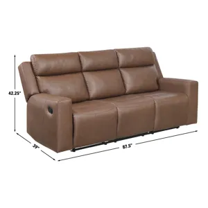 Barron Brown Sofa & Loveseat(Sn And Ln Living Room Set