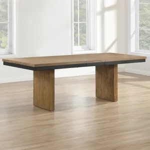 Roatan 80-96\" Table With 16-Inch Self-Storing Leaf