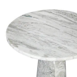 Joni Fantasy Brown Marble End Table
