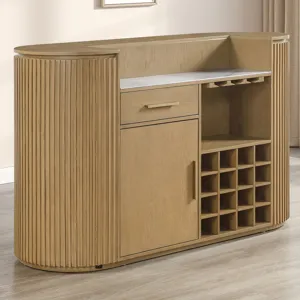 Colvin Brown Bar, 68\" X 26\" X 42\"